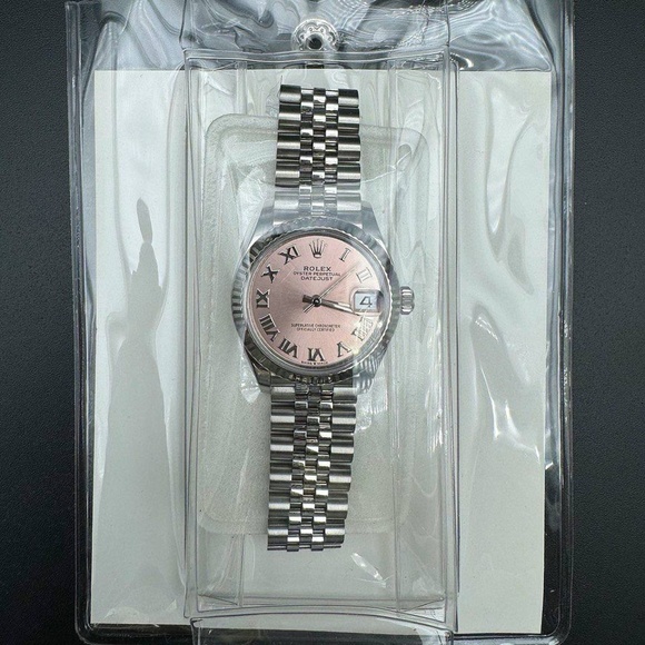 Lot of 10 pcs NEW Clear Plastic Watch & Card Large Snap Pouch Case